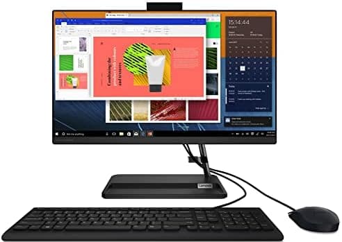 Lenovo IdeaCentre AIO 3 11Gen Intel Core i3 21.5" FHD IPS 3-Side Edgeless All-in-One Desktop with Alexa Built-in (8GB/1TB HDD/Win11/MS Office 2021/HD 720p Camera/Wireless Keyboard & Mouse) F0G500C6IN