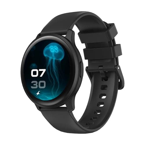 Fastrack Jupiter R3 1.38" Ultra UV Round Display with Nitro Fast Charging,Single Sync BT Calling, HRM, SPO2, Upto 5 Days Battery Life Smart Watch for ...