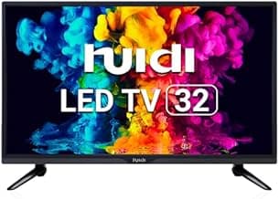 Huidi 80 cm (32 Inches) HD Ready LED TV HD32D1M19 (Black) (2021 Model)