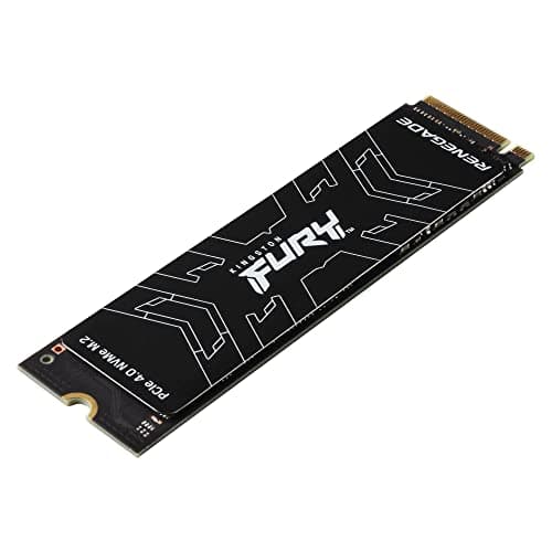 Kingston FURY Renegade 1TB PCIe Gen 4.0 NVMe M.2 Internal Gaming SSD | Up to 7300 MB/s | TLC NAND | SFYRS/1000G, Black