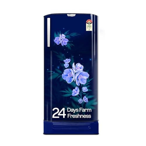 Godrej 180 L 5 Star Turbo Cooling Technology, 24 Days Farm Freshness Direct Cool Single Door Refrigerator With Base Drawer (2024 Model, RD EDGENEO 207...