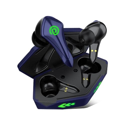 pTron Basspods Torq TWS Earbuds with 40ms Low Latency Gaming, TruTalk AI-ENC Calls, 40H Playtime, HD Mics, in-Ear Bluetooth 5.3 Headphones, Voice Assi...