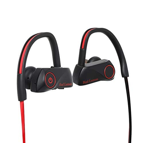 Red Lemon Bolt S280 Bluetooth Sports Stereo Wireless IPX7 Waterproof Headphone (Red-Balck)