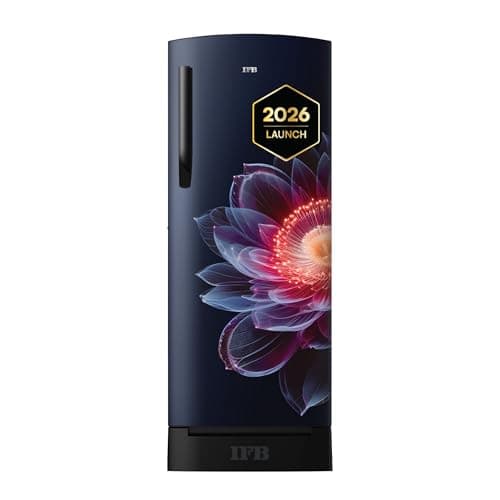 IFB 206L 4 Star Advanced Inverter Direct-Cool Single Door Refrigerator with 30 Hrs Cooling Retention, Big Vegetable Box, 4 Year Super Warranty & Base ...