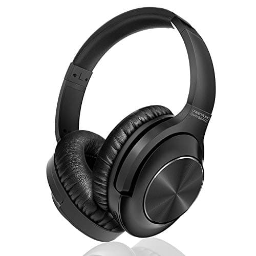Unigen Audio Quitebeats Bluetooth Wireless Over Ear Headphone With Mic Black