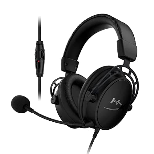 (Renewed) HyperX Cloud Alpha Black Pro Gaming Headset for PC, PS4 & Xbox One, Nintendo Switch (HX-HSCA-BK/WW)