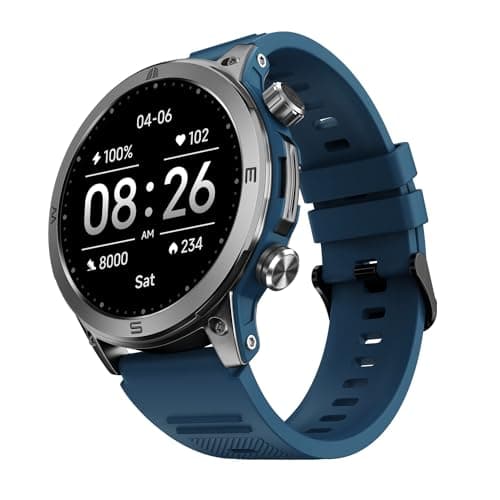 Noise Newly Launched Endeavour Sturdy Design 1.46" AMOLED Display Smart Watch, BT Calling, SoS Technology, Rapid Health & 100+ Sports Modes- (Teal Blu...