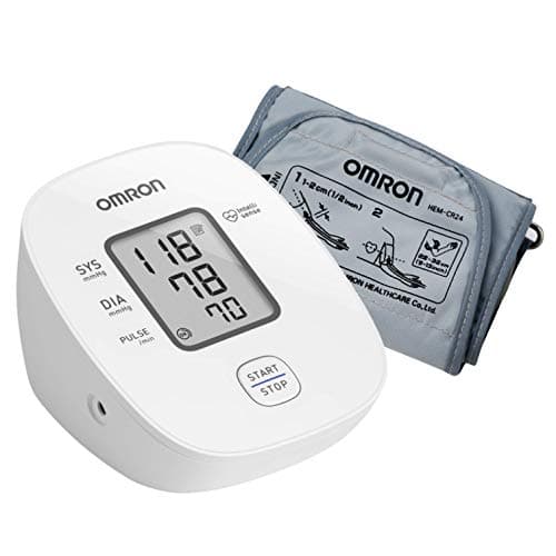 Omron HEM 7121J Fully Automatic Digital Blood Pressure Monitor with Intellisense Technology & Cuff Wrapping Guide for Most Accurate Measurement (White