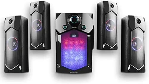 (Renewed) Zebronics Indie 4.1 Channel Multi Media Speaker (Black)