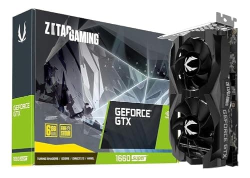 Z0TAC GeForce GTX 1660 Super Twin Fan PCI_E_X16 6GB GDDR6 192-bit Super Compact Gaming Graphics Card