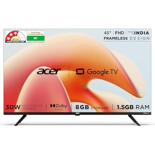 acer 109 cm (43 inches) G Plus Series Full HD LED Smart Google TV AR43FDGGR2841AD
