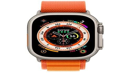 IBS Ultra Seris 8 Smart Watch Men Two Watch NFC Door Unlock Smartwatch Bluetooth Call Wireless Charge Fitness Bracelet (Ultra Orange Cloth Strap (OCS))