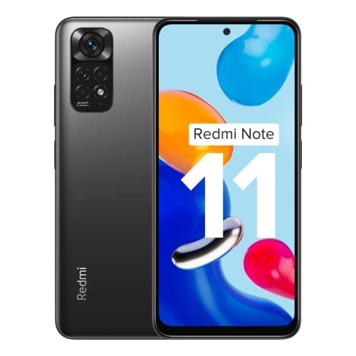 Redmi Note 11 (Space Black, 4GB RAM, 64GB Storage)|90Hz FHD+ AMOLED Display | Qualcomm® Snapdragon™ 680-6nm | Alexa Built-in | 33W Charger Included | Get 2 Months of YouTube Premium Free!