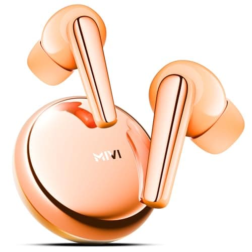 Mivi SuperPods Dueto [Just launched], True Wireless Earbuds, Dual Drivers, 13mm Woofer, 6mm Tweeter, 3D Soundstage, 60H Playtime, AI-ENC, BT v5.3, Typ...