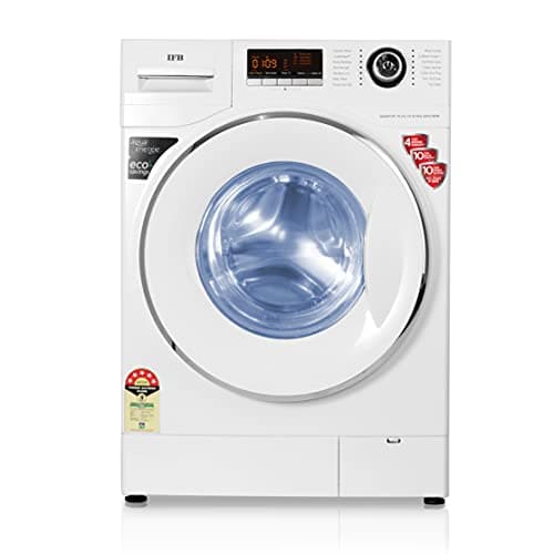 IFB 8 Kg 5 Star Front Load Washing Machine Aqua Energie (SENATOR PLUS VX, White, Active Color Protection, Hard Water Wash)