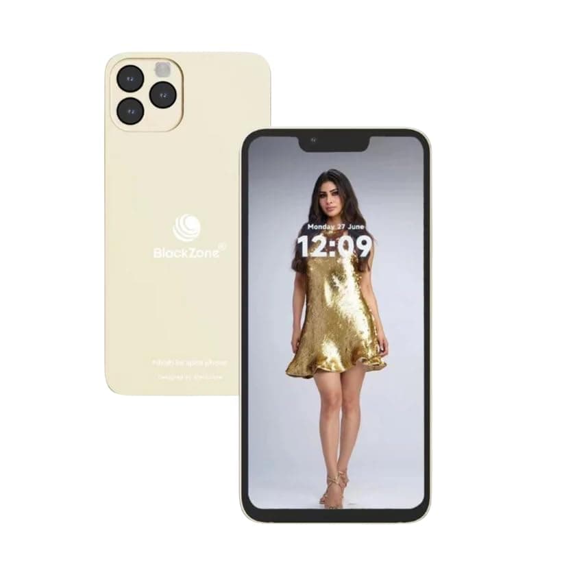 BLACKZONE Aviator (12GB RAM, 128GB ROM) | 6.3" HD IPS Display | Android 14 | Snapdragon 710 | 20MP Selfie Camera | 5000 mAh | Dual SIM 4G Smartphone (...