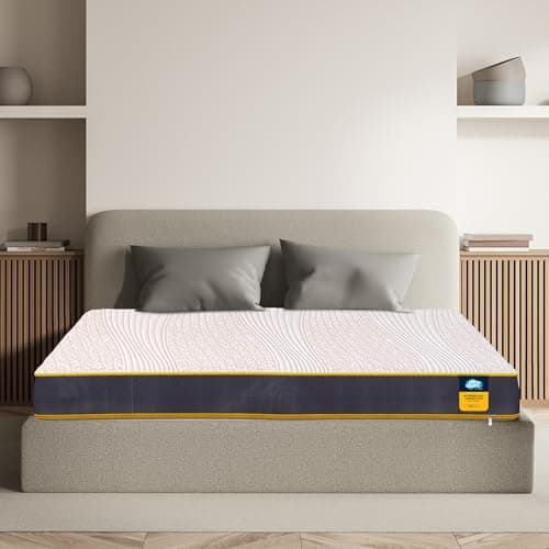 Centuary Mattresses Sleepables 5-Inch Double Size Dual Comfort Hard and Soft Reversible Roll Pack High Resilience (HR) Foam Mattress (72x48x5)