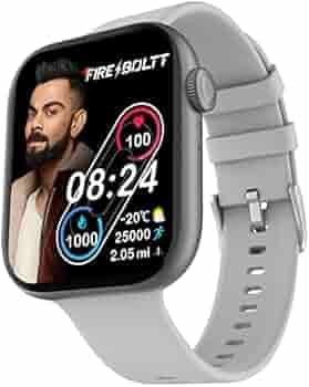 Fire-Boltt Ring 3 Bluetooth Calling 1.8" Large Display Smartwatch, 118 Sports Modes, Voice Assistance, IP67 Rating with SpO2, Heart Rate Monitoring, in Built Calculator & Games