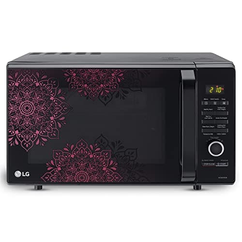 LG 28 L Convection Microwave Oven (MC2887BIUM, Black, Heart Friendly Recipes, 360° Motorised Rotisserie)