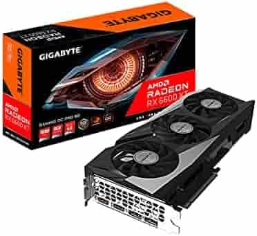 GIGABYTE Radeon RX 6600 XT Gaming OC PRO 8G Graphics Card, WINDFORCE 3X Cooling System, 8GB 128-bit GDDR6, (GV-R66XTGAMINGOC PRO-8GD)