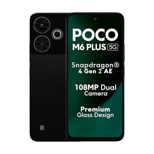 POCO M6 Plus 5G (Graphite Black) (8GB RAM, 128 GB ROM)