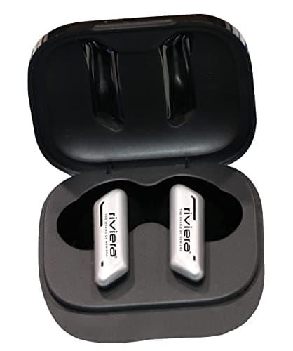 Riviera R001 True Wireless Earbuds with Mic 15 Hrs Playtime Bluetooth in Ear Fast Charging Smart Touch TWS - Black