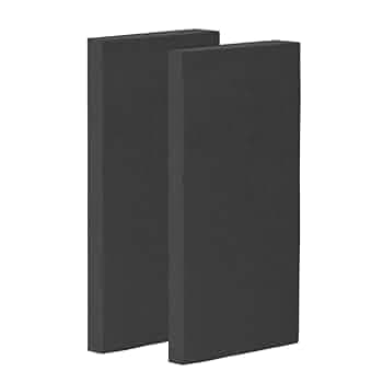 Timber Acoustics Soundproofing Acoustic Panels, Rockwool Safe 'n' Silent Pro, Acoustic Room Treatment, 20"x40"x3", NRC= 0.90(SET OF 2) (Black)