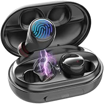 EDYELL C5 True Wireless Earbuds, 120Hours Playtime Bluetooth Headphones with 3500Mah Charging Case, IPX7 Waterproof Earbuds, Bluetooth Wireless with M...