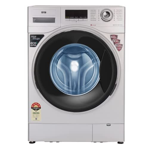 IFB 9 Kg 5 Star Front Load Washing Machine 2X Power Dual Steam (EXECUTIVE SXS 9014, Silver, Active Color Protection, Hard Water Wash)
