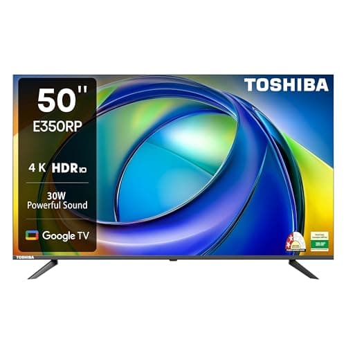TOSHIBA 126 cm (50 inches) E350RP Series 4K Ultra HD Smart LED Google TV 50E350RP