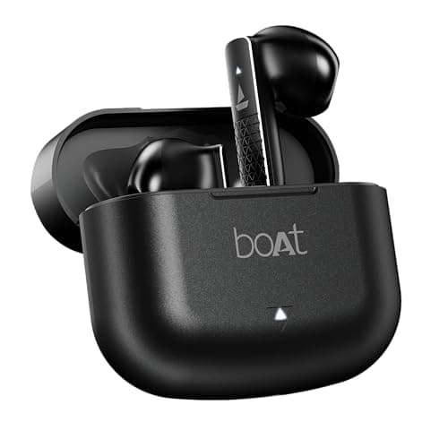 boAt [New Launch] Airdopes 91 Prime, 45HRS Battery, 13mm Drivers, Metallic Finish, Low Latency,ENx Tech, Fast Charge, v5.3 Bluetooth Earbuds, TWS Ear ...