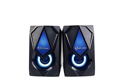 Lapcare USB2.0 Game Speaker 6W 2.0 Multimedia Speaker with Aux Connectivity,USB Powered and Volume Control (LUS-003)