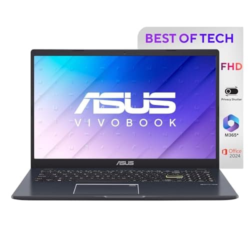 ASUS Vivobook Go 15, Intel Celeron N4500, Fingerprint Sensor (Intel HD iGPU/8GB RAM/512GB SSD/FHD/15.6"/60Hz/42WHrs/Windows 11/M365 Basic (1Year)*/Off...