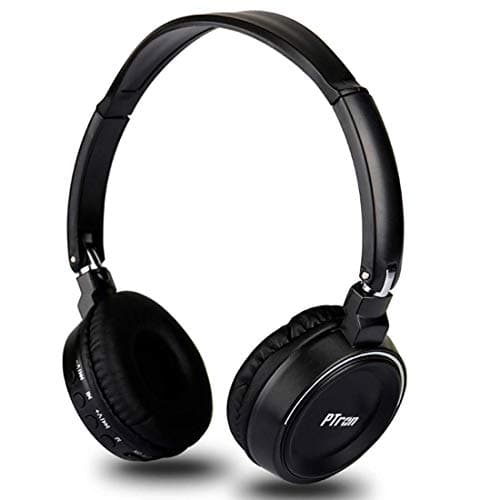(Renewed) PTron Trips Headphone Wired Earphone Bluetooth Headset with Mic (Black)