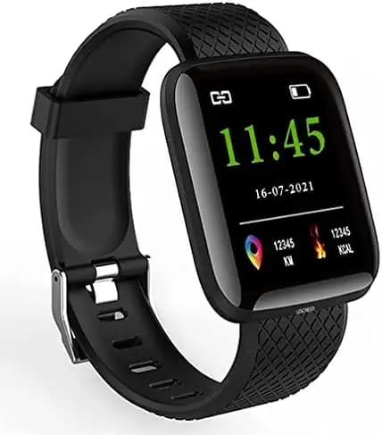 M1 Smart Watch Id-116 Bluetooth Smartwatch Wireless Fitness Band for Boys, Girls, Men, Women & Kids | Sports Gym Watch for All Smart Phones I Heart Rate and spo2 Monitor
