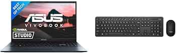 ASUS Creator Series Vivobook Pro 15, AMD Ryzen 5 5600H, 15.6" (39.62 cm) FHD, Gaming Laptop (16GB/512GB SSD/4GB NVIDIA RTX 3050) M6500QC-HN541WS CW100...