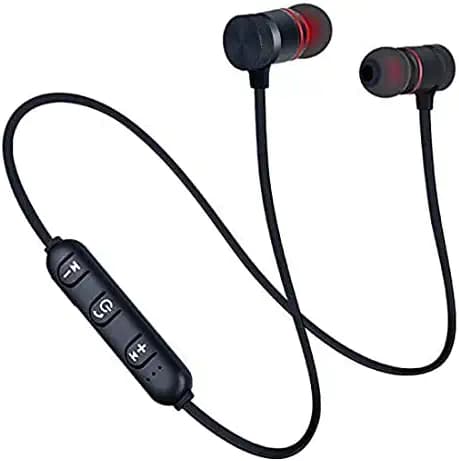 TROXXON Z3 MGT-243 Magnetic Wireless Bluetooth Headphones, Headset with Mic and Sound Button Earphone for Vivo,Oppo,Nokia,Samsung,REALME and Mi Note 5/6/7 Pro, 6A, Y2, A2, A1, Y3 All Smartphones