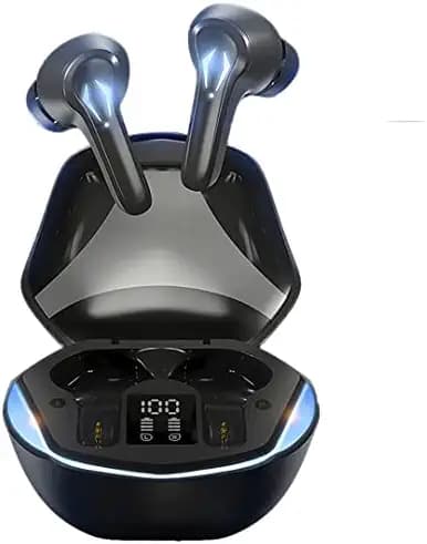 TecSox GameBuds Spectre True Wireless Gaming Earbuds with Ultra Low Latency [40ms] Dual Modes | Bluetooth 5.1 | Lightweight and HD MEMC Mic for Clear Calls and Chat | 40 Hours of Playtime | IPX 5