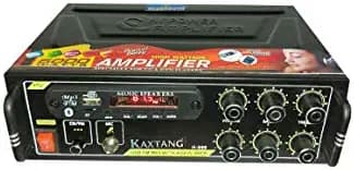 Kaxtang DJ Remix Full Black Digital Stereo with BT/USB/SD-Card/FM/AUX 5000 W AV Power Amplifier