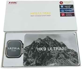HK 9 Ultra2 Smart Watch | Amoled Display Long Lasting Battery Life with Full Touch Screen Display | Health Fitness and Sports Activity Tracker |Blueto...
