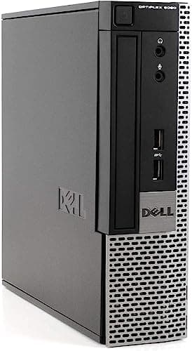 (Renewed) Dell Optiplex 9020 USFF (Core i5 4th Gen/ 8 GB Ram/ 256 GB SSD/ Win 10 Pro) 1 Year warranty