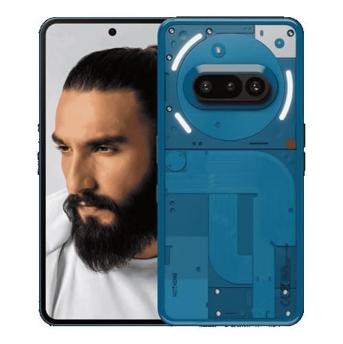 Nothing Phone (3A) 5G (Blue, 8GB RAM, 128GB Storage) | Snapdragon 7s Gen 3 | 50MP+50MP+8MP Cameras | 32MP Front | 6.77 120Hz AMOLED | 5000mAh Battery ...