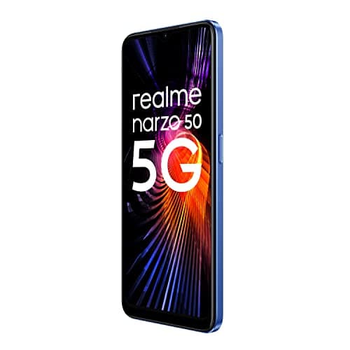 (Renewed) Realme Narzo 50 5G (Hyper Blue, 4GB RAM, 128GB Storage)
