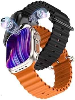 cubonic Ultra S9 Dual Camera 4G Sim Water Droplet Screen Video Call Instagram Android Smart Watch (Gold, Ultra S9)