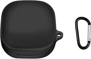 Printme Compatible for Boat Airdopes 411 ANC Case Cover Silicone, Feather Touch Soft, Anti Scratch, Anti Fall, with Hook [Earbuds Not Included] (Black...