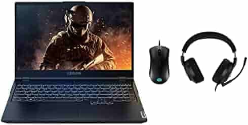 Lenovo Legion5 AMD Ryzen5 4600H 15.6 inch(39.62 cms)FHD Gaming Laptop(8GB/1TB HDD + 256GB SSD/Win10/120 Hz/NVIDIA GTX 1650 4GB GDDR6/2.3Kg), 82B500BHIN + Legion Headset & 8K DPI Mouse