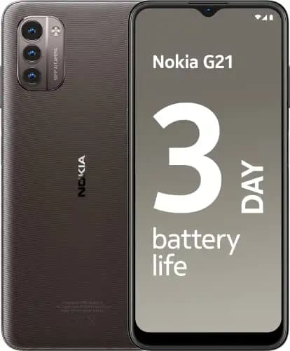 (Renewed) Nokia G21 Android Smartphone, Dual SIM, 3-Day Battery Life, 6GB RAM + 128GB Storage, 50MP Triple AI Camera | Dusk