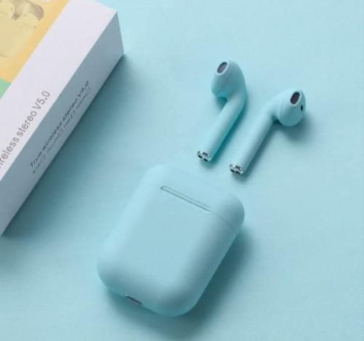 First Need in pods 12 Sky Blue Bluetooth Headset (True Wireless) (Sky Blue, in The Ear) Bluetooth Headset (SkyBlue, True Wireless)