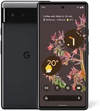 (Renewed) Google Pixel 6 5G (Stromy Black, 8GB RAM, 128GB Storage)