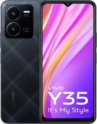 (Renewed) Vivo Y35 (Agate Black, 8GB RAM, 128GB Storage) with No Cost EMI/Additional Exchange Offers